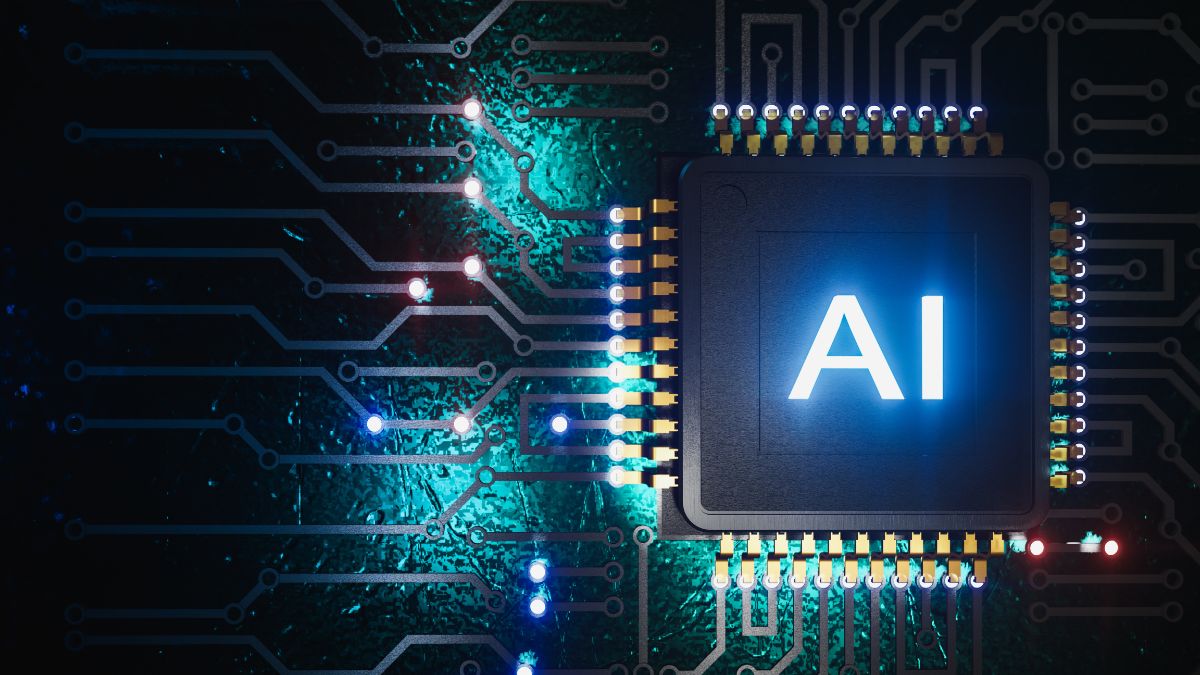 Structurer son contenu pour l’IA : les bonnes pratiques selon Geooptimisation.ca Puce électronique marquée AI symbolisant l'importance d'un contenu structuré pour l’intelligence artificielle sur Geooptimisation.ca